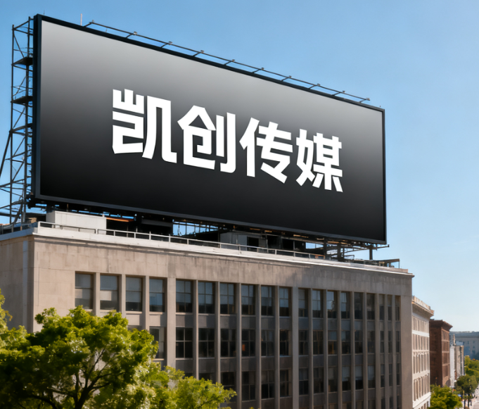 云梦户外广告牌的设计与制作