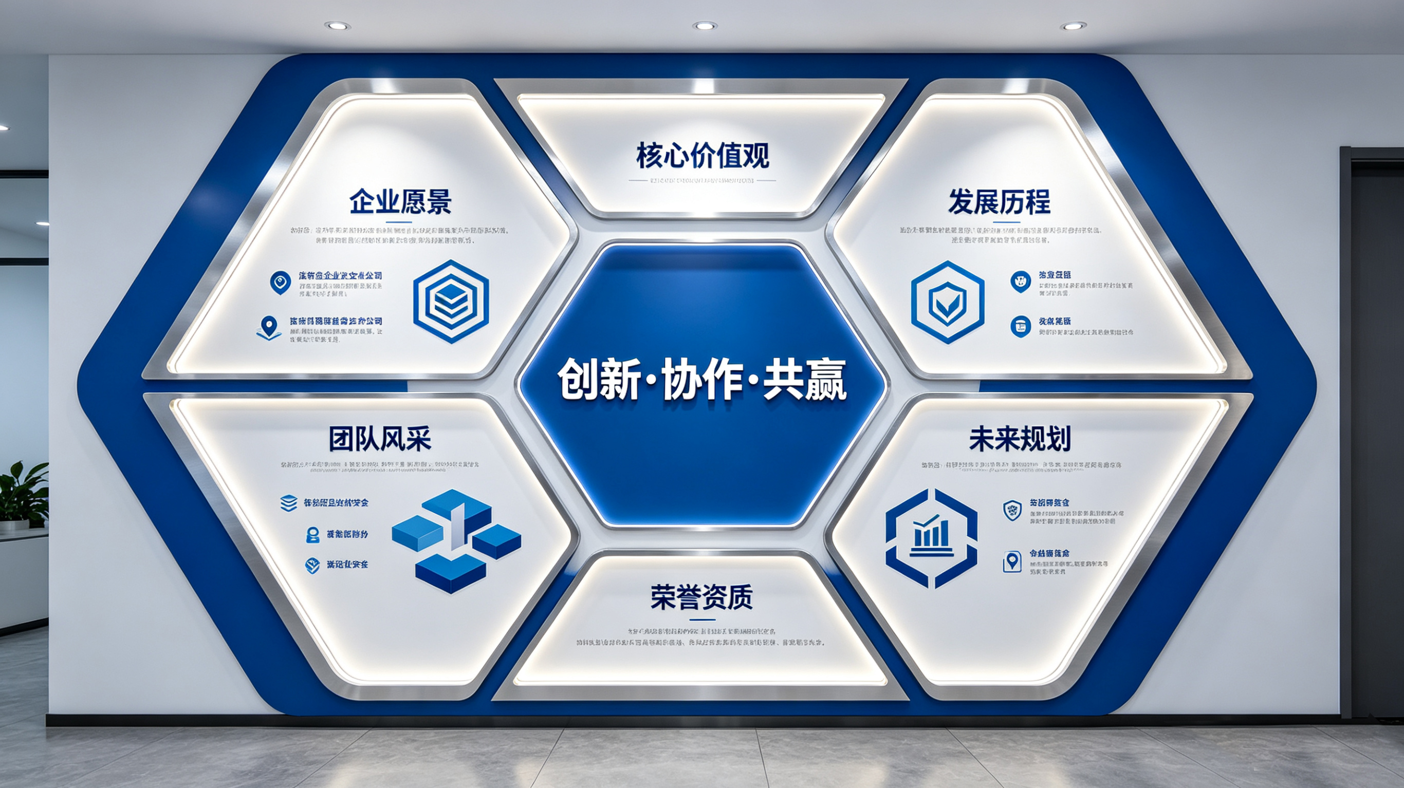 云梦企业文化墙六边形避坑指南（新手常犯5个错误）